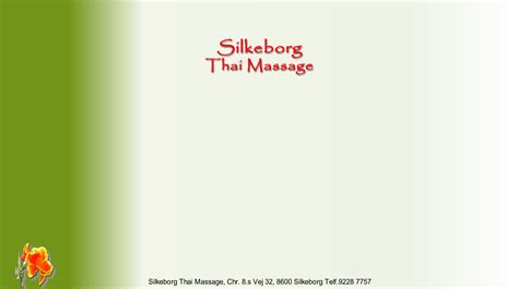 thai massage silkeborg|Silkeborg Thai Massage gratis parkering.